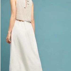 Moth Cream Maxi Dress